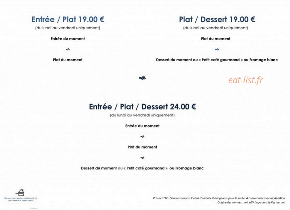 La Table d' Erisay — carte page 5