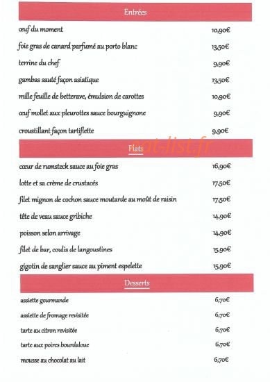 Le Clos Racine — carte page 1