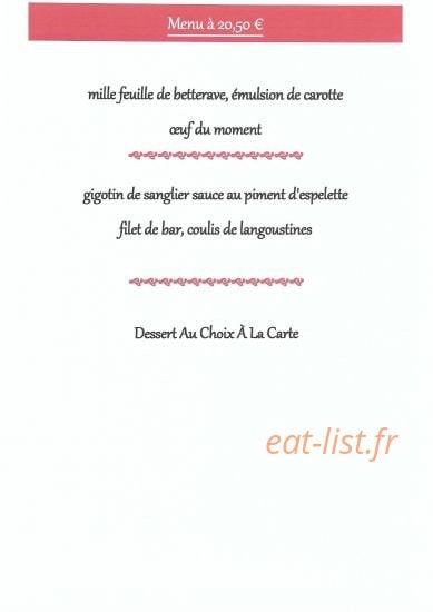 Le Clos Racine — carte page 3