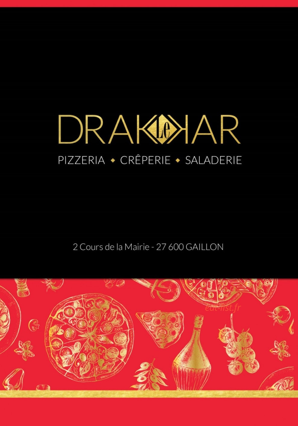 Le Drakkar — carte page 1