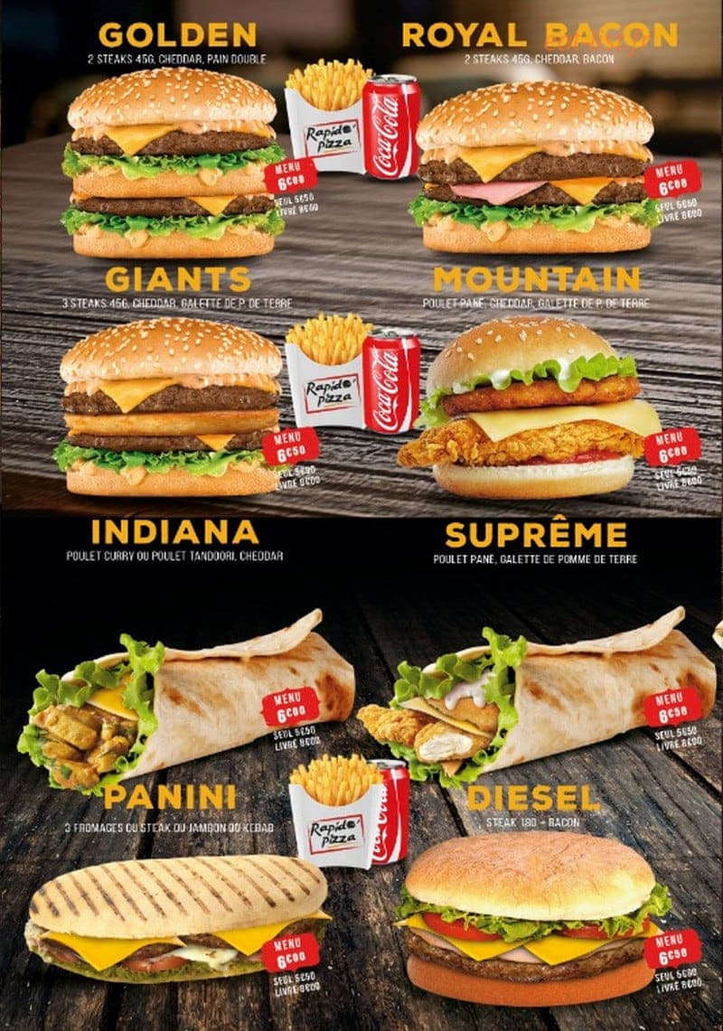 Rapido'Pizza Gaillon — carte page 3