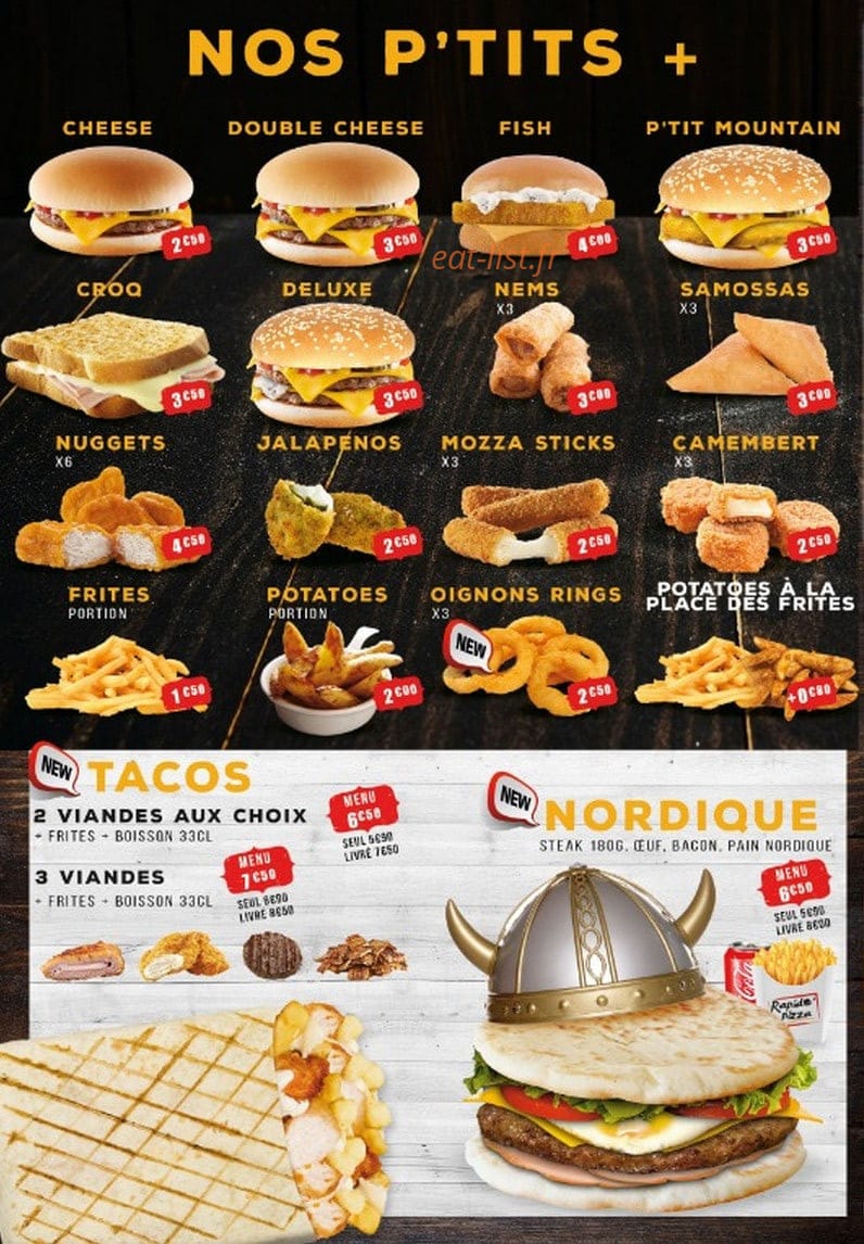 Rapido'Pizza Gaillon — carte page 5