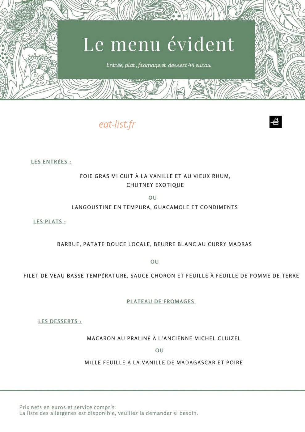 L’évidence — carte page 3