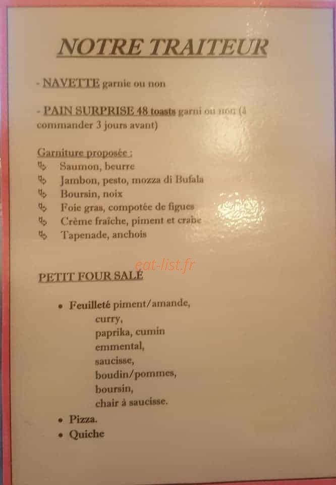 Aux saveurs des bois — carte page 3