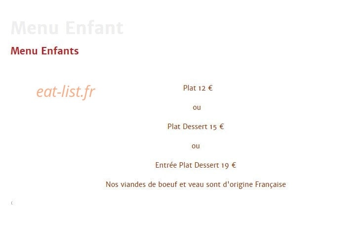 Auberge du Prieuré Normand — carte page 6