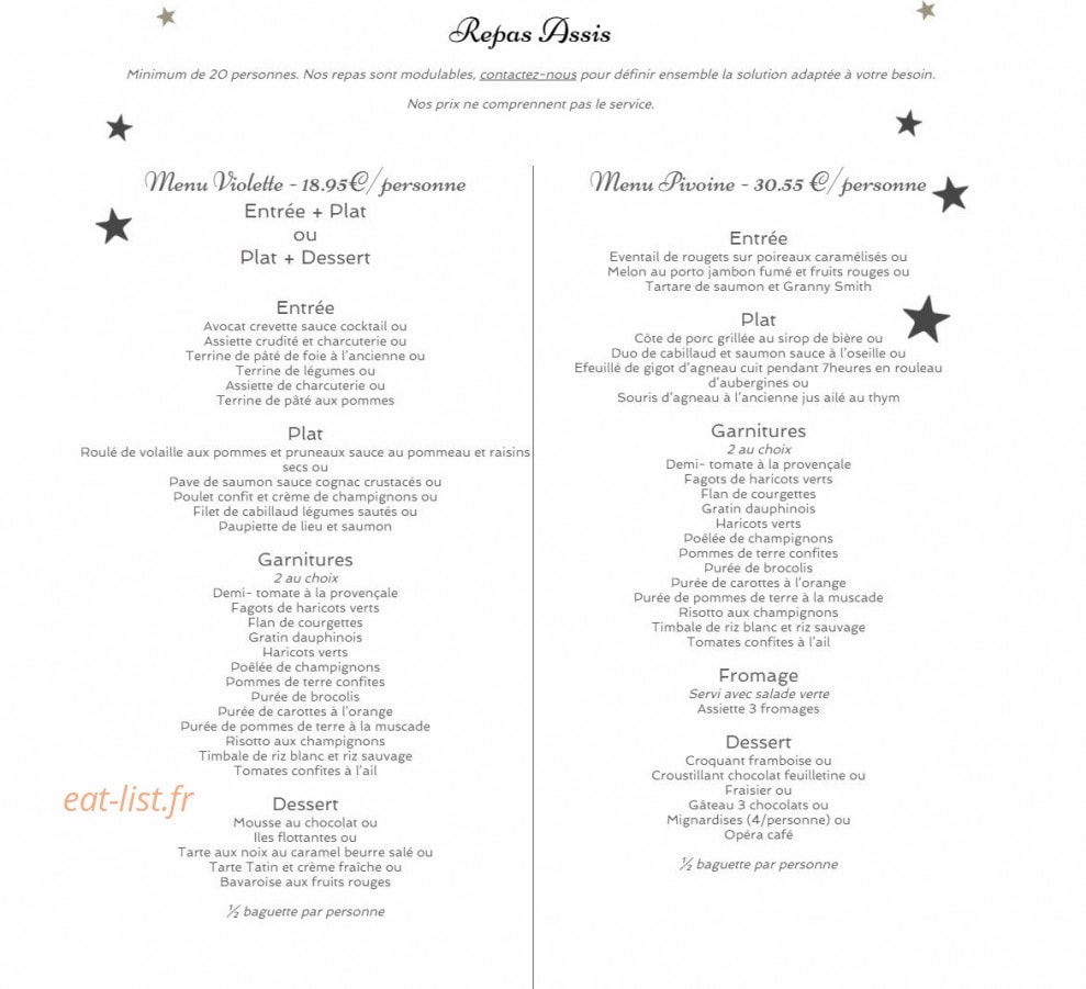 Mélhan Traiteur — carte page 6