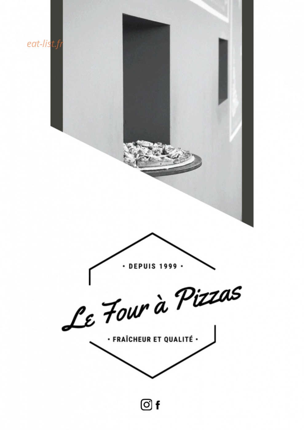 Le Four à Pizzas — carte page 1