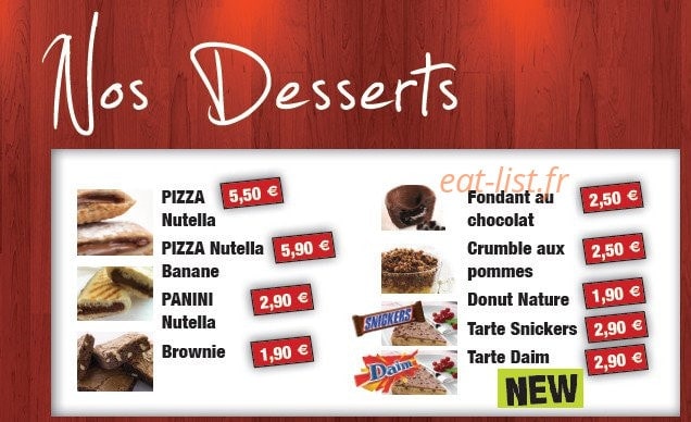 Pizza Flash — carte page 11