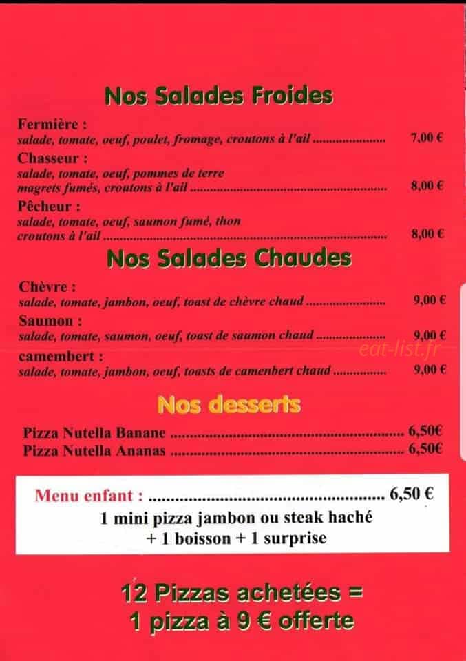 Pause pizza — carte page 4