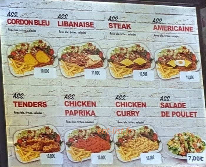 L'anka kebab — carte page 2