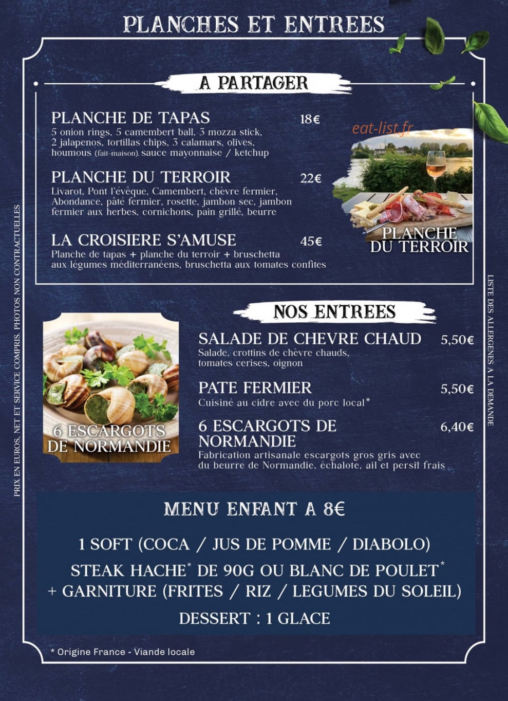 La Capitainerie — carte page 4