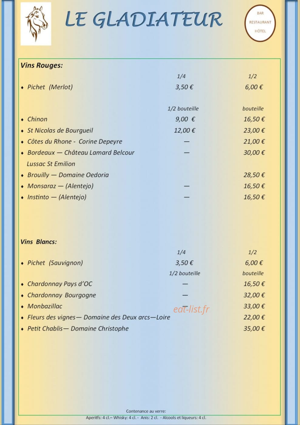 Le Gladiateur — carte page 5