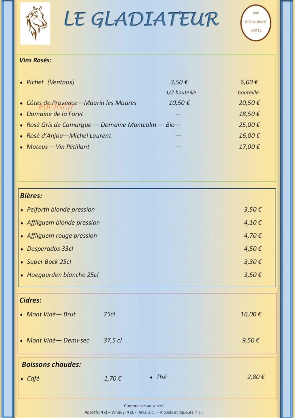 Le Gladiateur — carte page 6