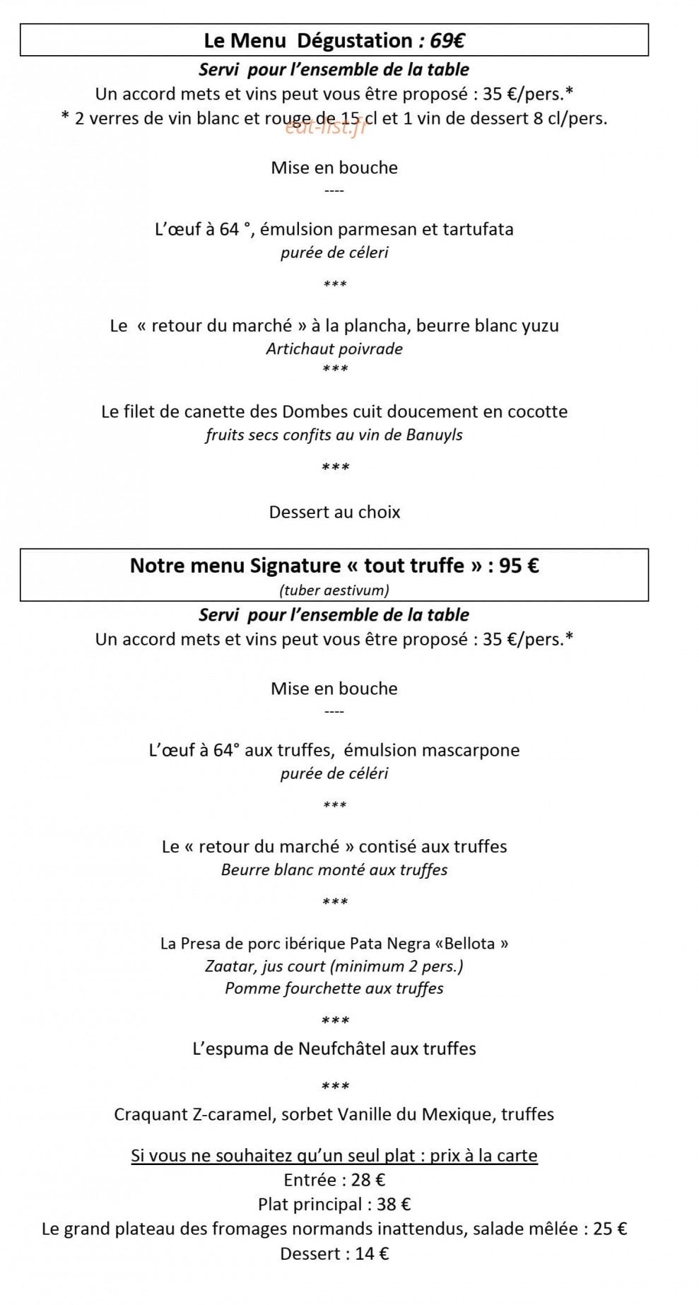 Le logis de brionne — carte page 1