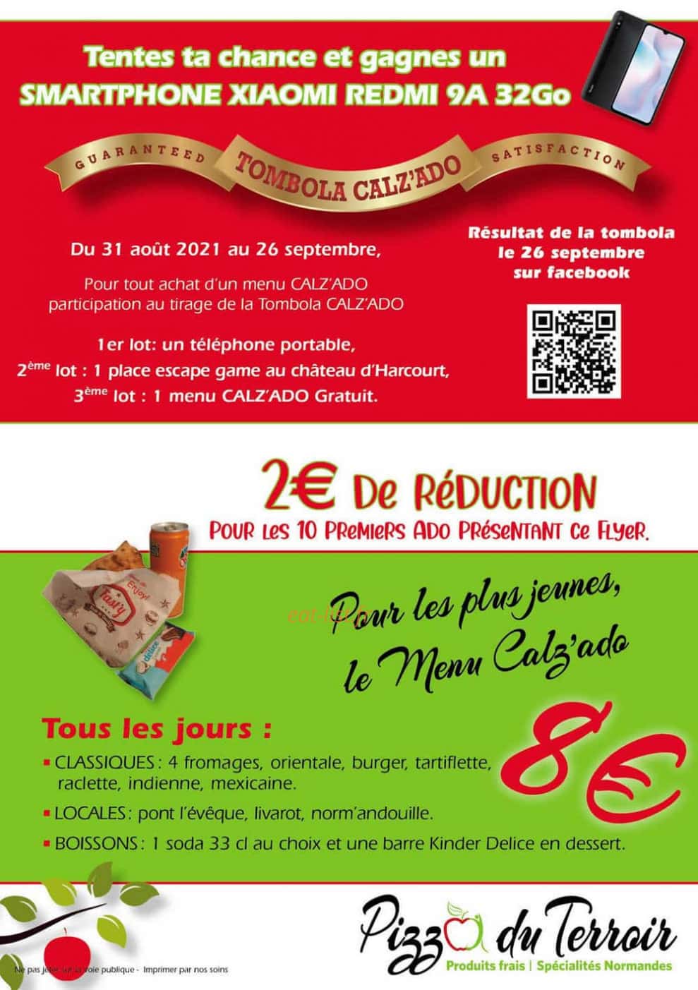 Pizza du Terroir — carte page 4