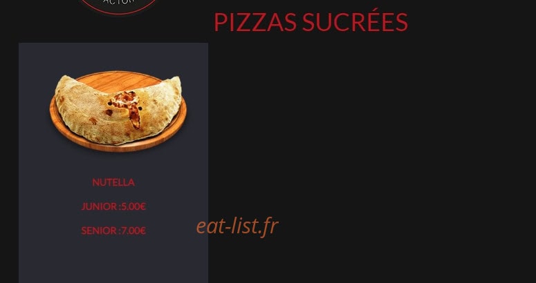 Pizza Palace — carte page 7