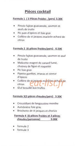 Le comptoir de l'arboretum — carte page 1