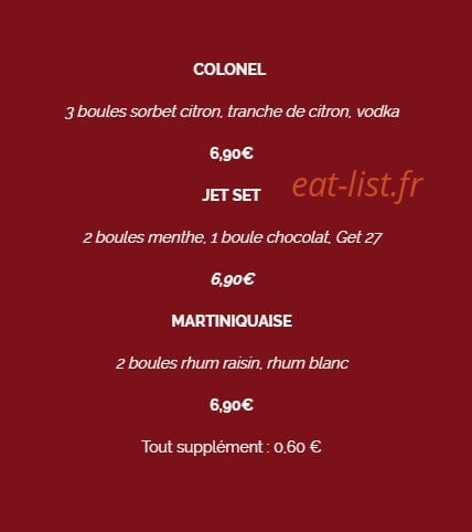 La Crêpe dans le Bec — carte page 14