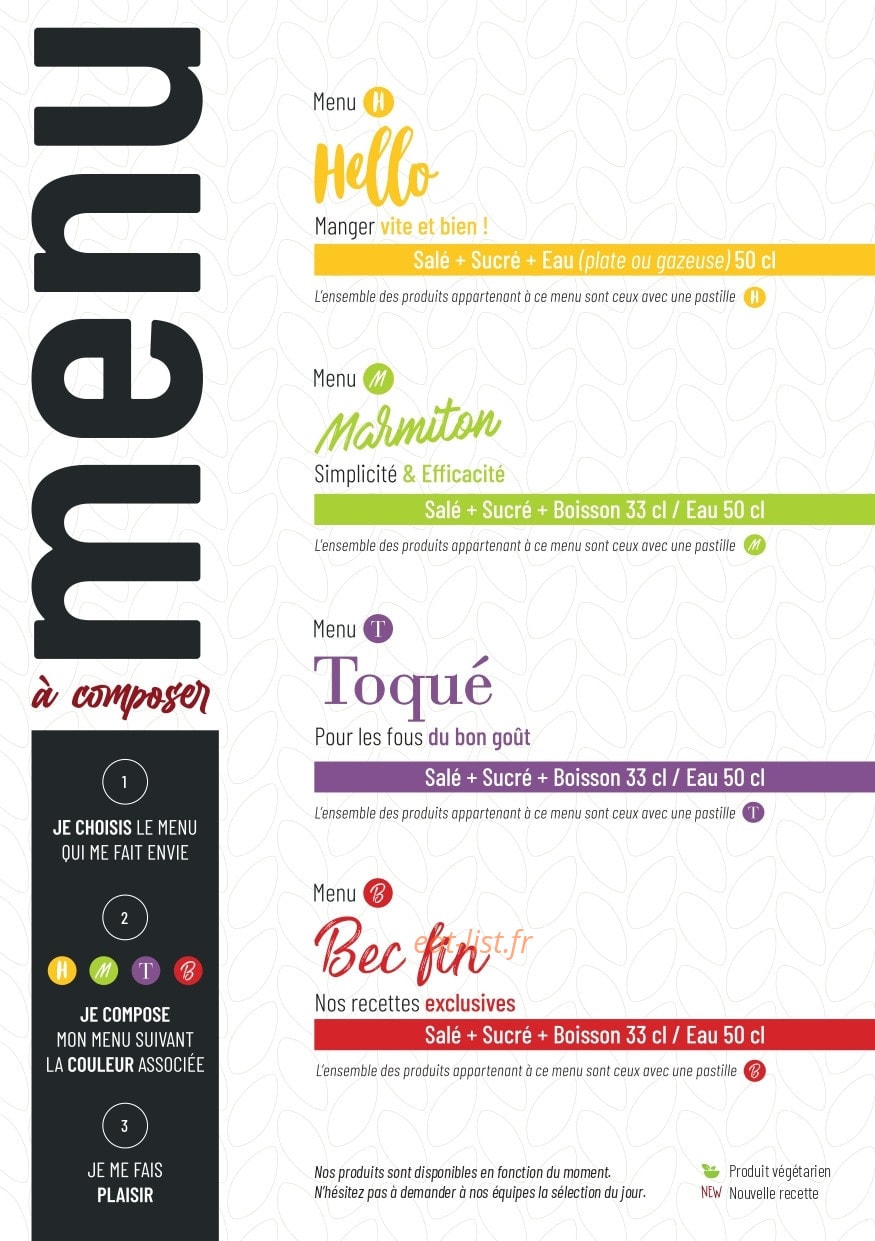 L'atelier Papilles — carte page 2
