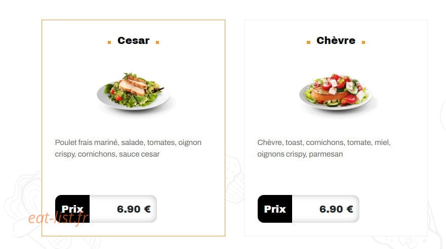 My Burger — carte page 9