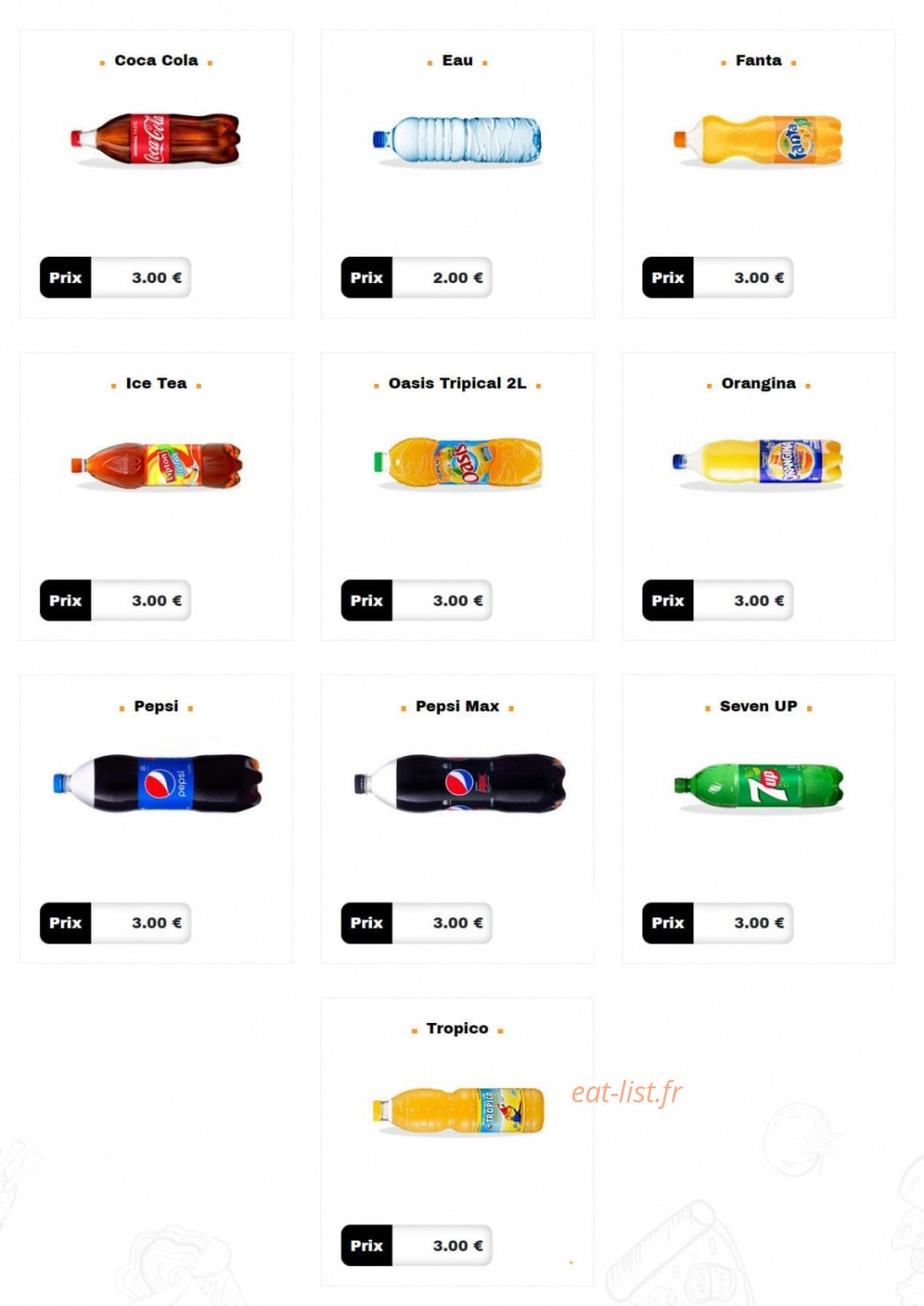 My Burger — carte page 14