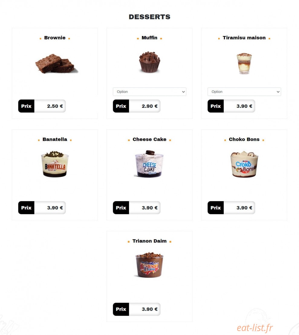 My Burger — carte page 11
