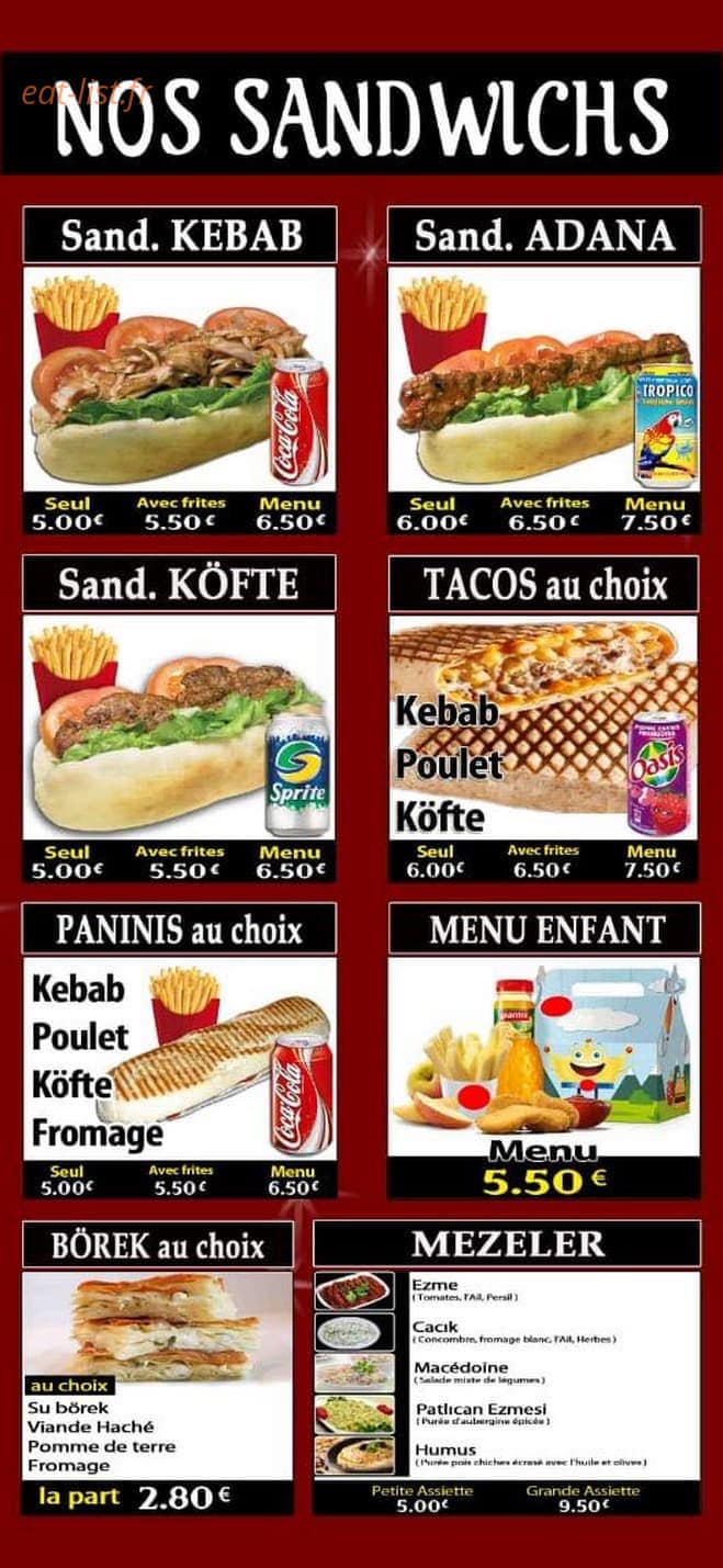 Bonne appétit 27 épi d or — carte page 3