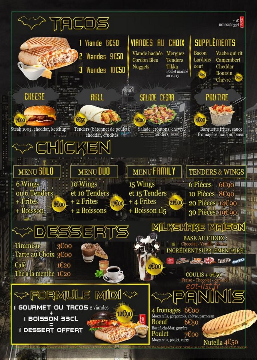 Le Gotham — carte page 2