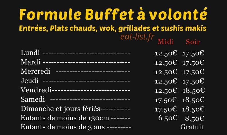 La Gambas Grillée — carte page 2