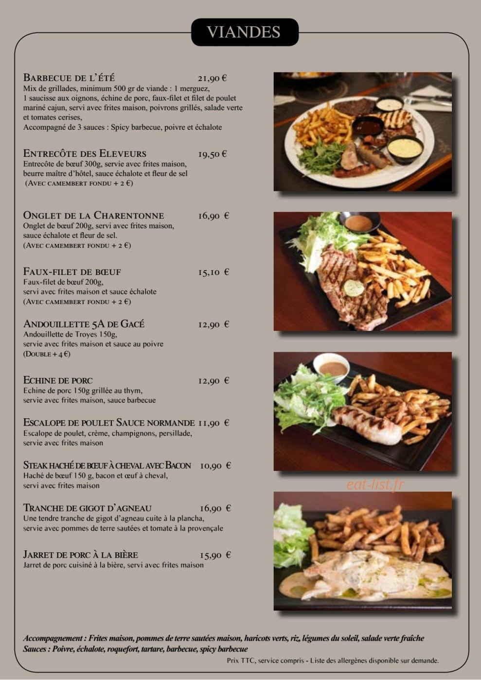 Le Loft — carte page 8