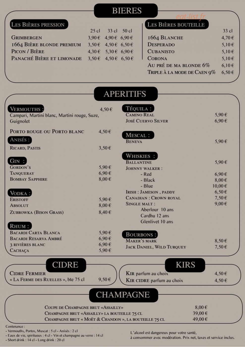 Le Loft — carte page 4