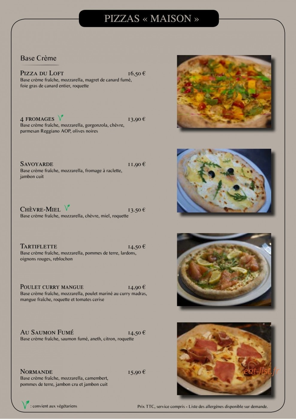 Le Loft — carte page 11