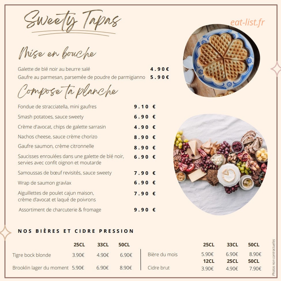 Sweety — carte page 5