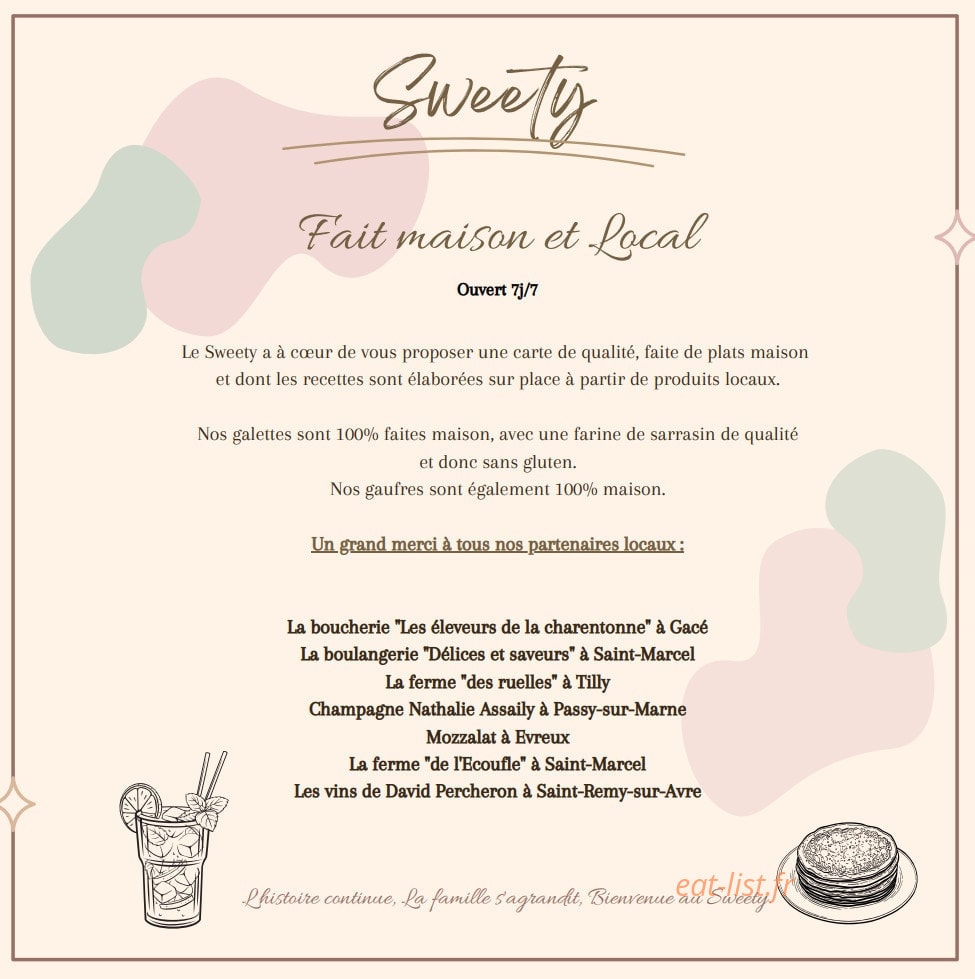 Sweety — carte page 12