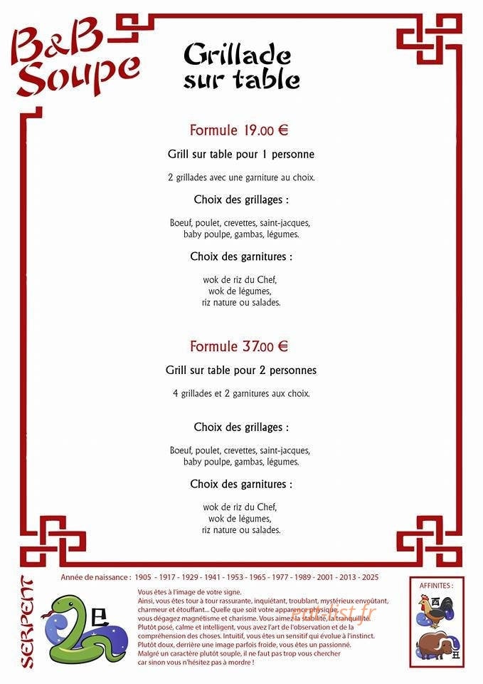 B&B Soupe — carte page 8