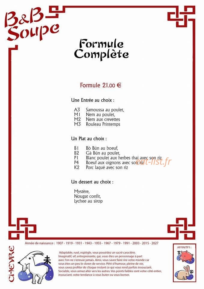 B&B Soupe — carte page 7