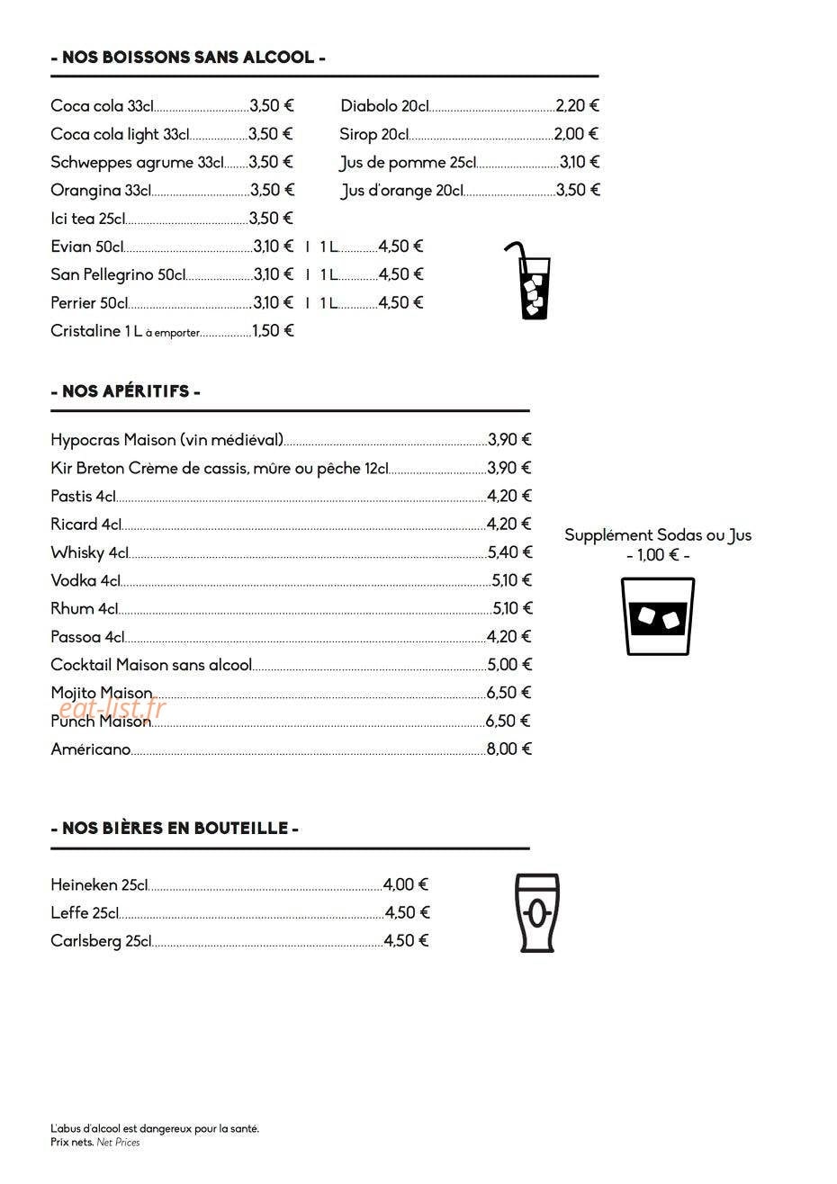 Crêperie les 3 lys — carte page 7
