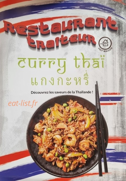 CurryThai — carte page 1