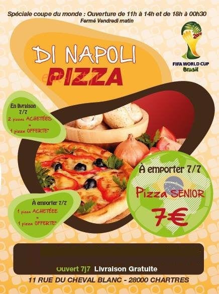 Di napoli pizza — carte page 1