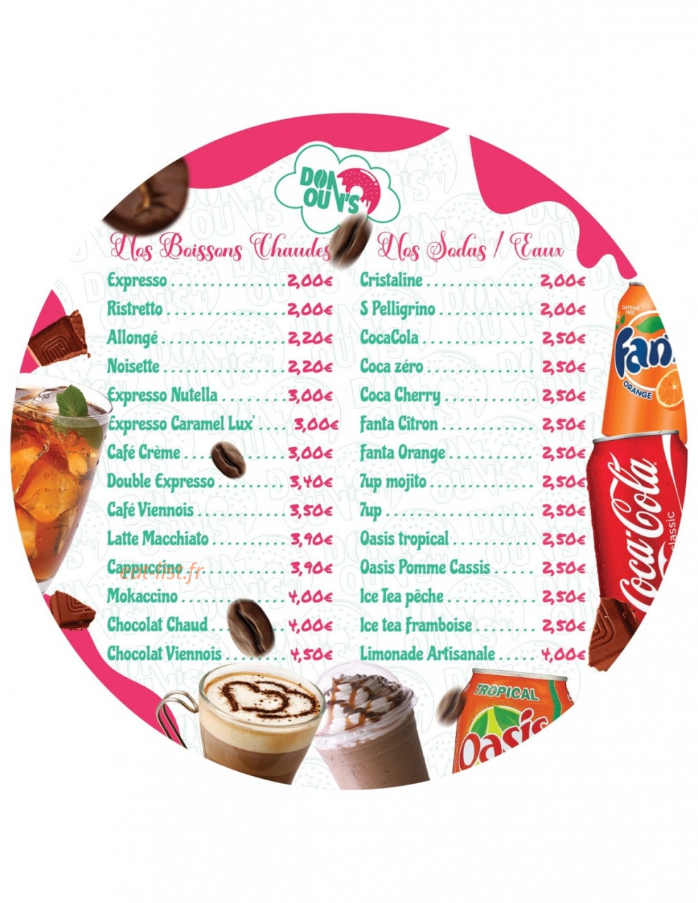 Donoun's — carte page 5
