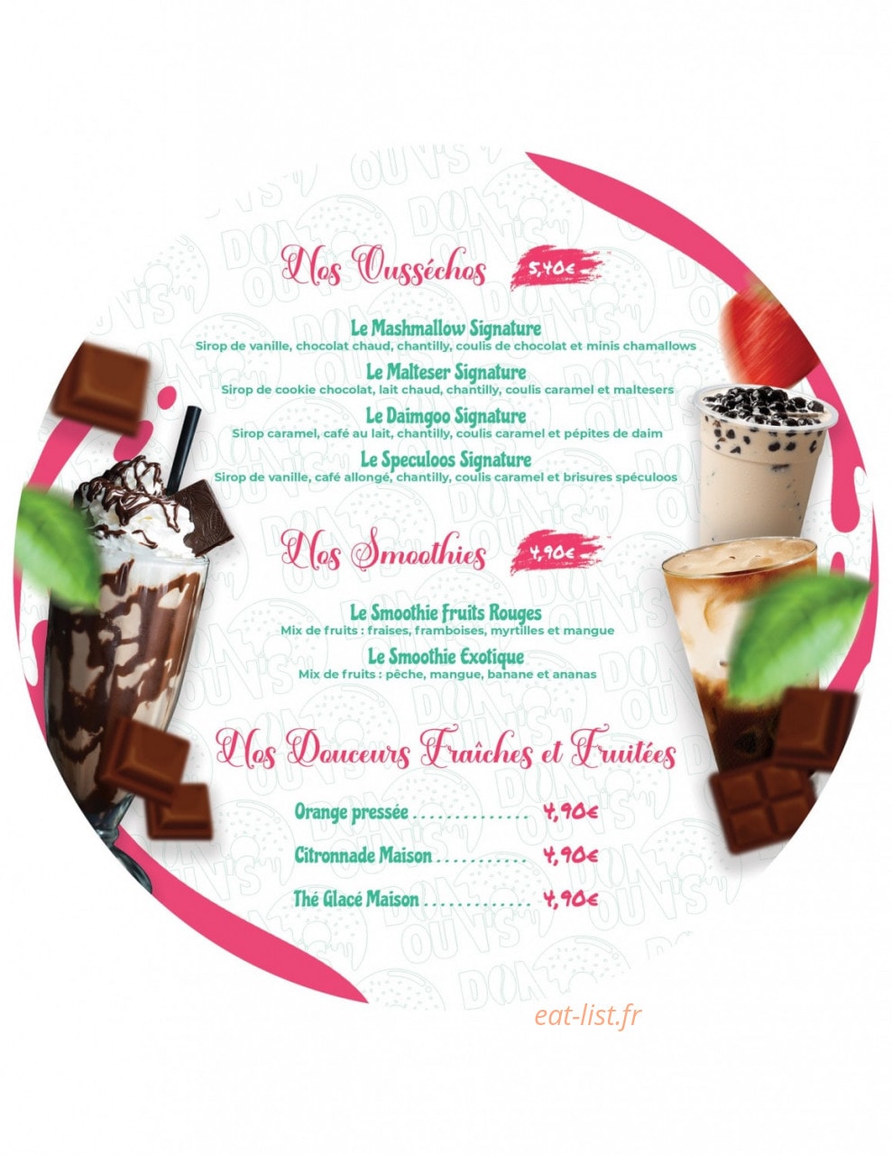 Donoun's — carte page 4