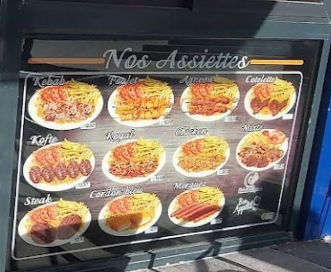Express Kebab — carte page 1