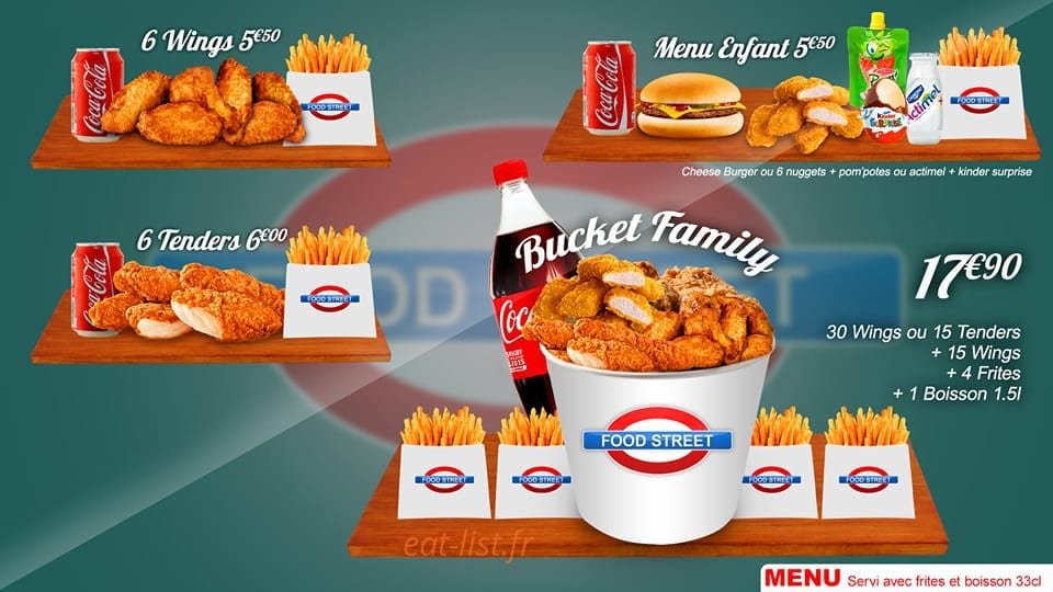 Food Street — carte page 5