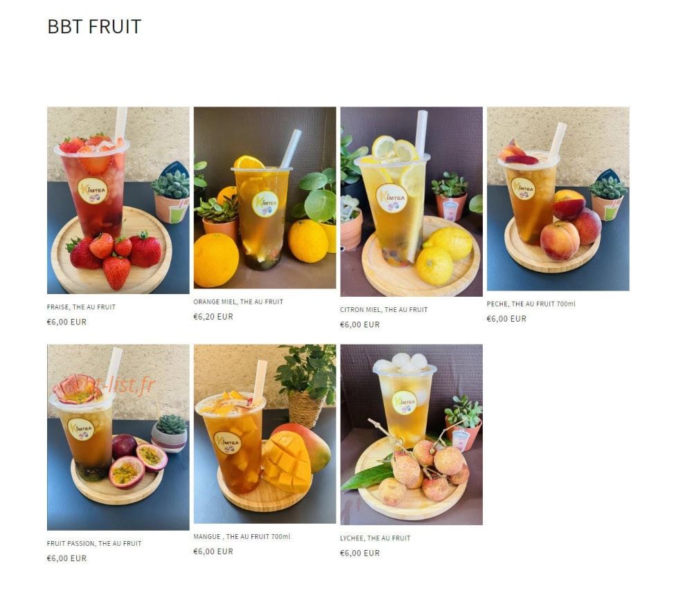 Kim Tea — carte page 4