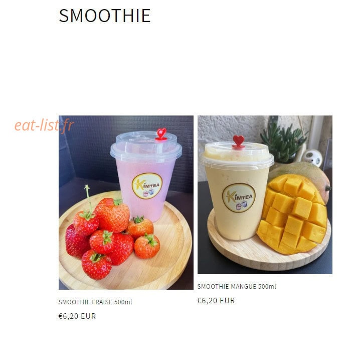 Kim Tea — carte page 7