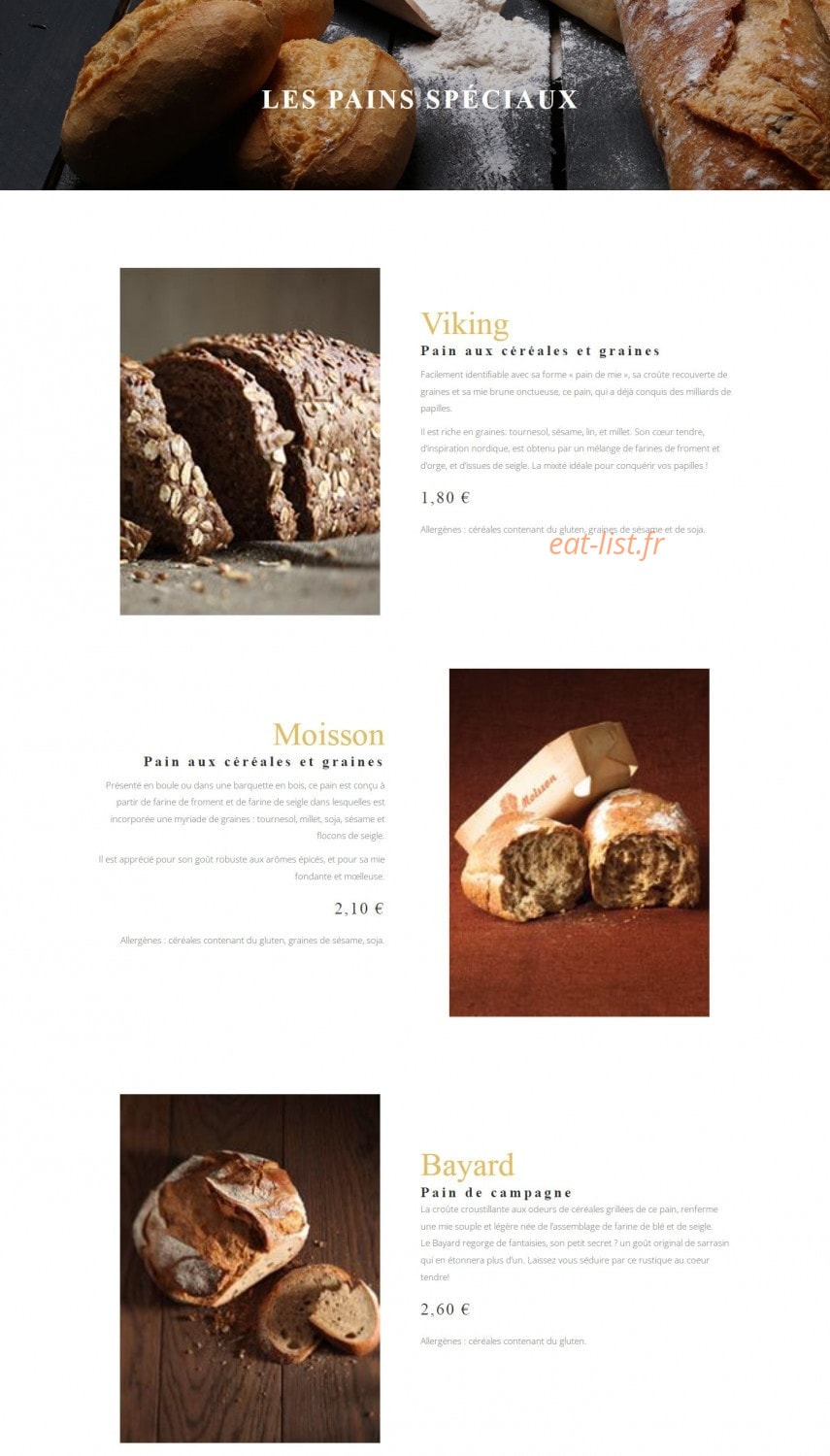 L'Atelier Banette — carte page 3