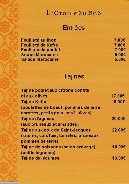 L'étoile du Sud — carte page 2