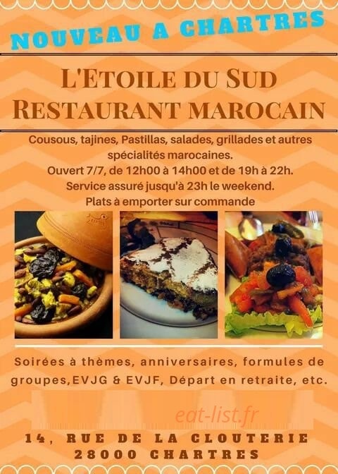 L'étoile du Sud — carte page 1