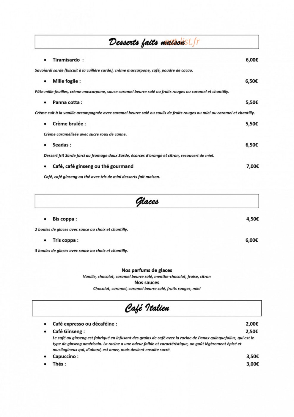 L'Isola — carte page 4