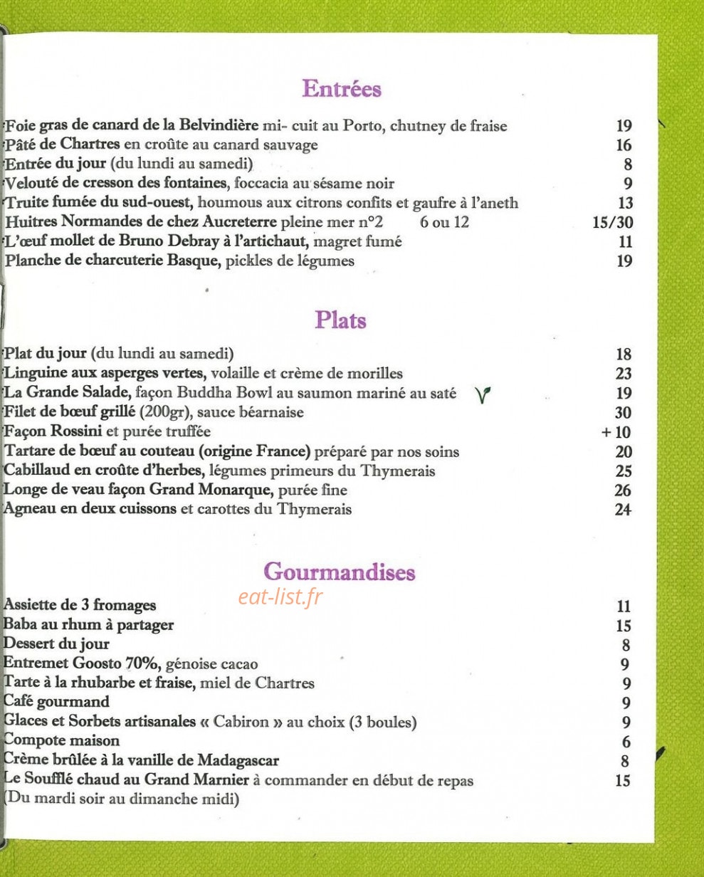La Cour — carte page 1